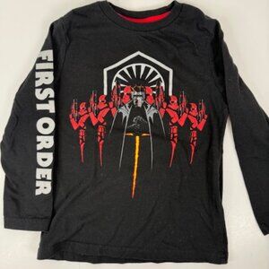 Official Star Wars Long-Sleeved T-Shirt featuring Kylo Ren with Light Saber